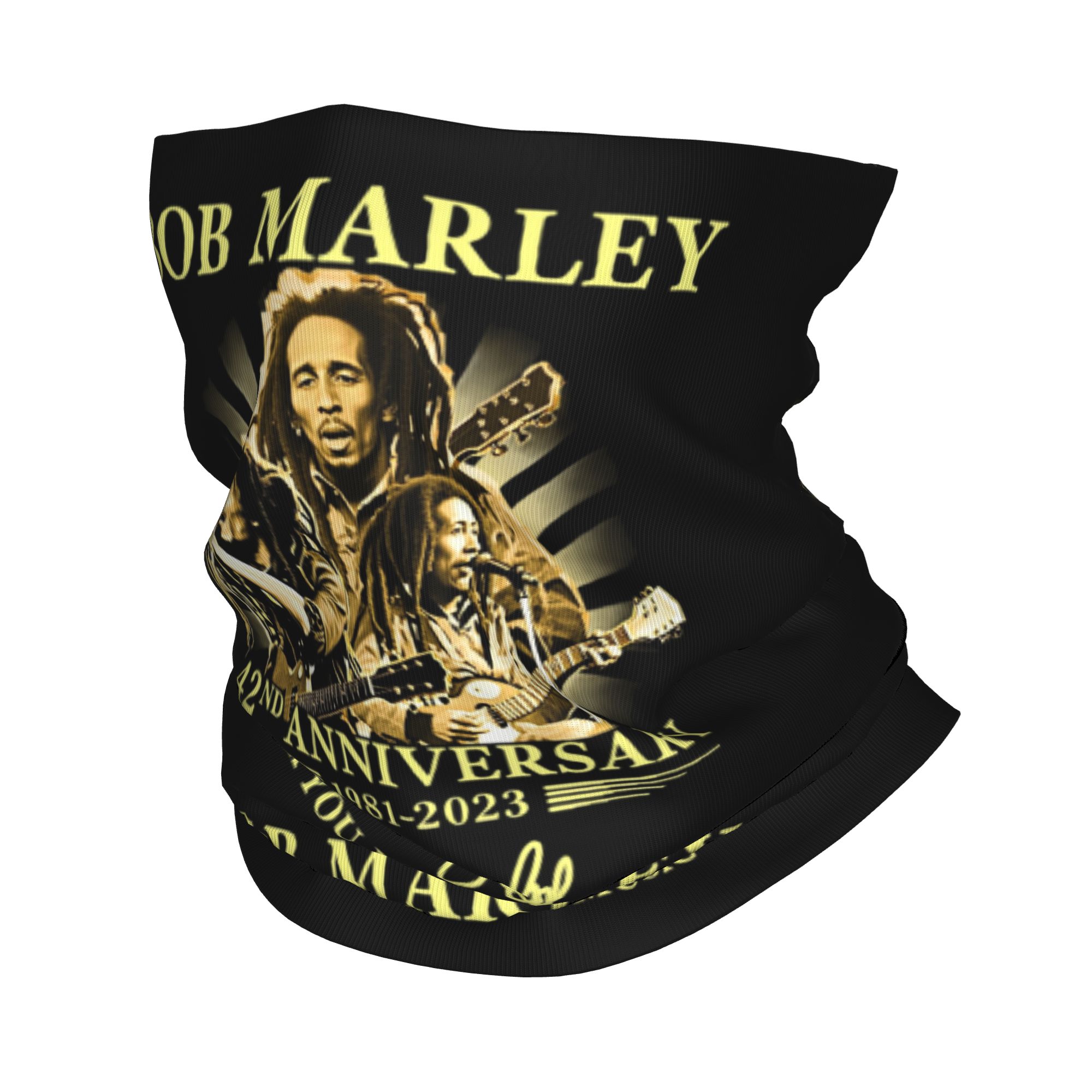 Neck Gaiter Fleece - Personalizowany Jamajski Piosenkarz Reggae Rock Bob