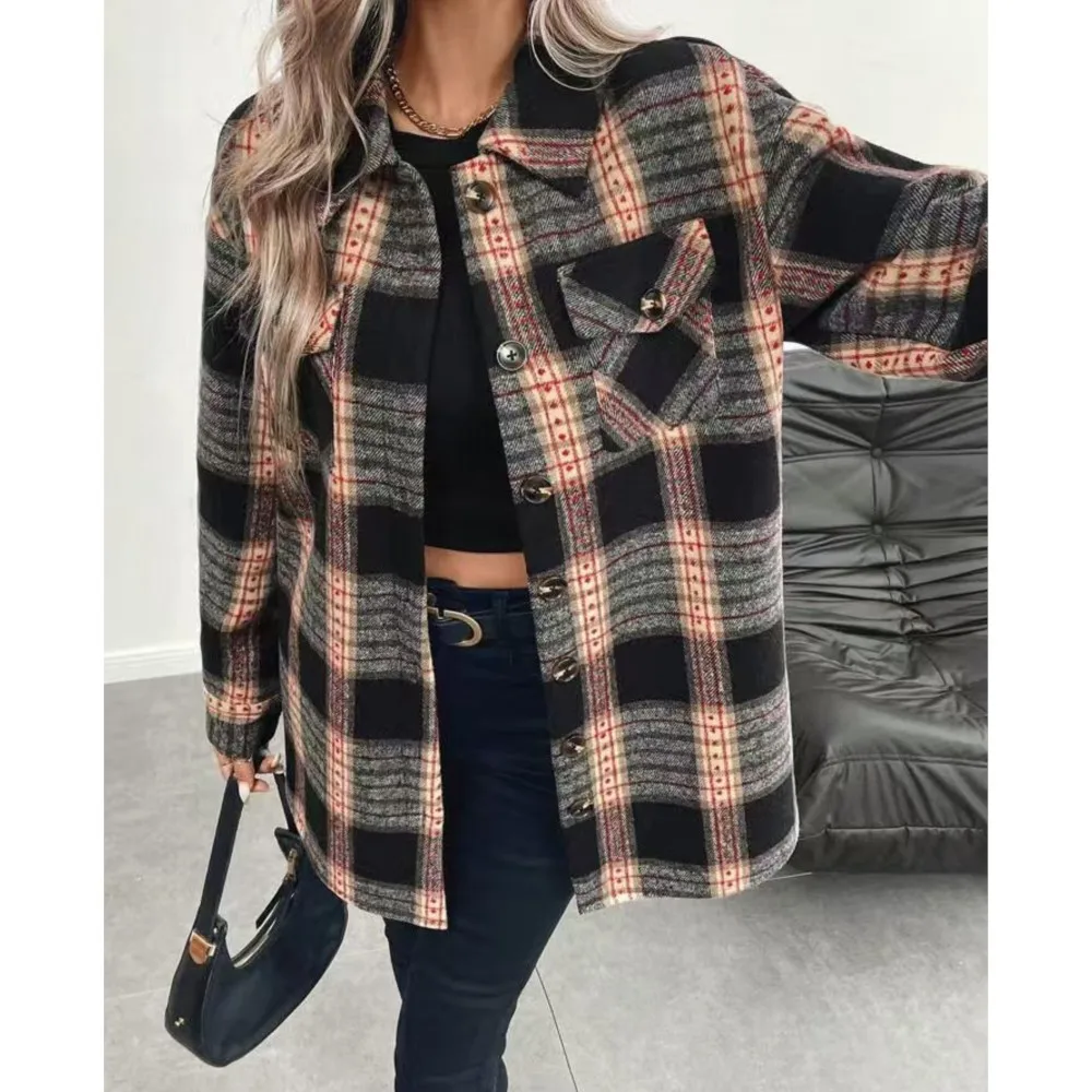 Jesienno-zimowa moda damska: k – Flannel Shirt Lined recenzja i cena